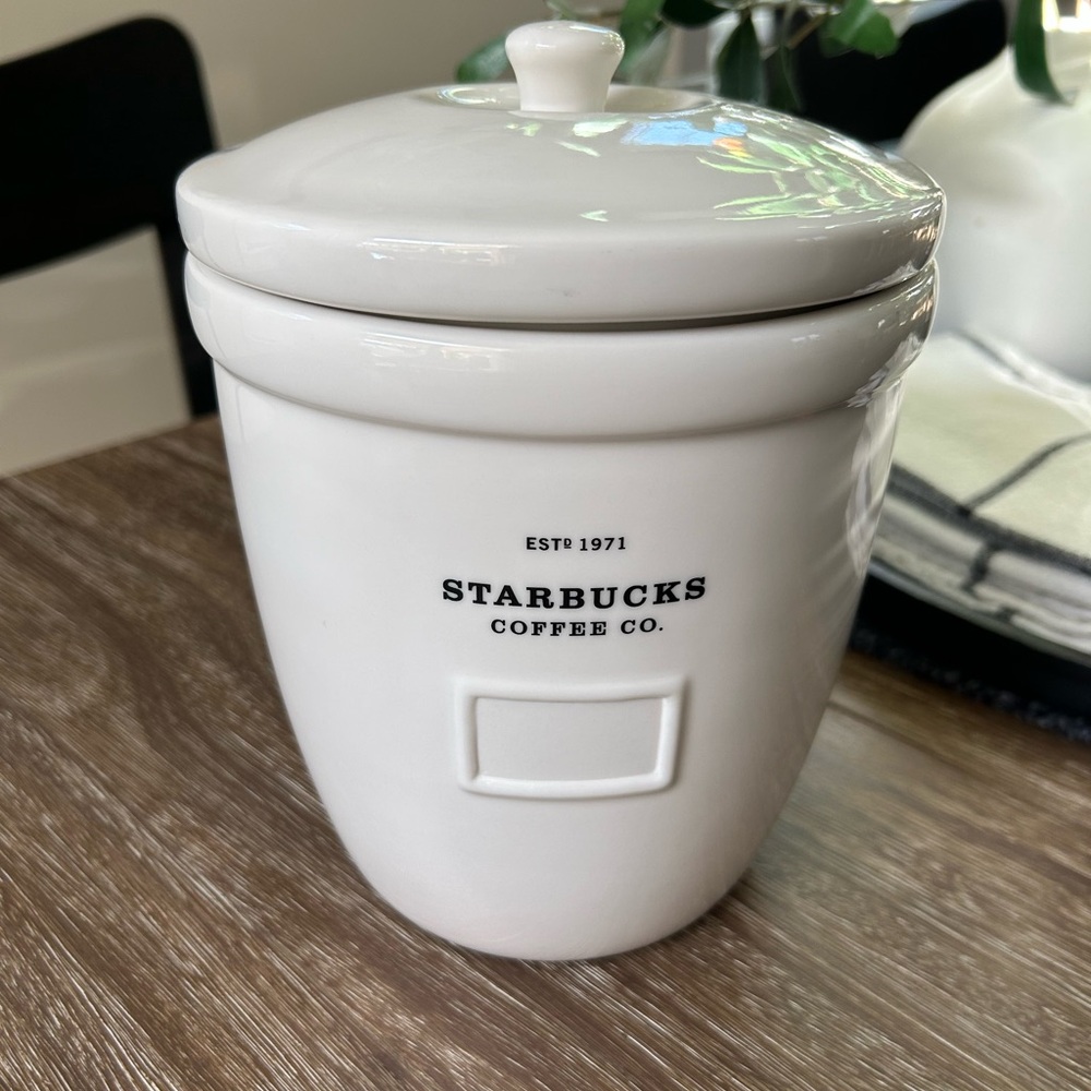 STARBUCKS Abbey Barista Coffee Canister